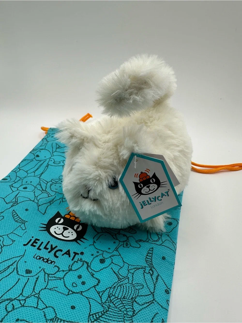 Jellycat Cream Kitten Caboodle Retired